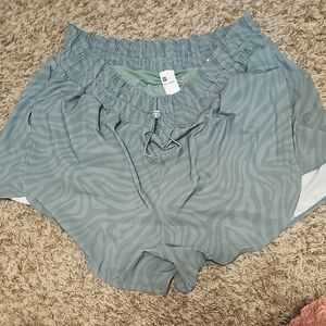 All in Motion Gray Athletic Shorts Lightweight Breathable